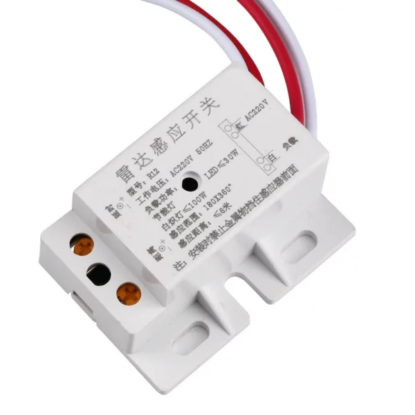 Sensor Detector De Movimiento PIR 220V AC 50Hz