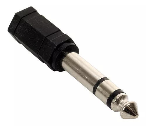 Adaptador Jack 3.5mm Estéreo A Plug 6.3mm