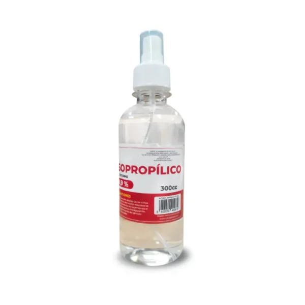 Alcohol Isopropilico 300cc con spray