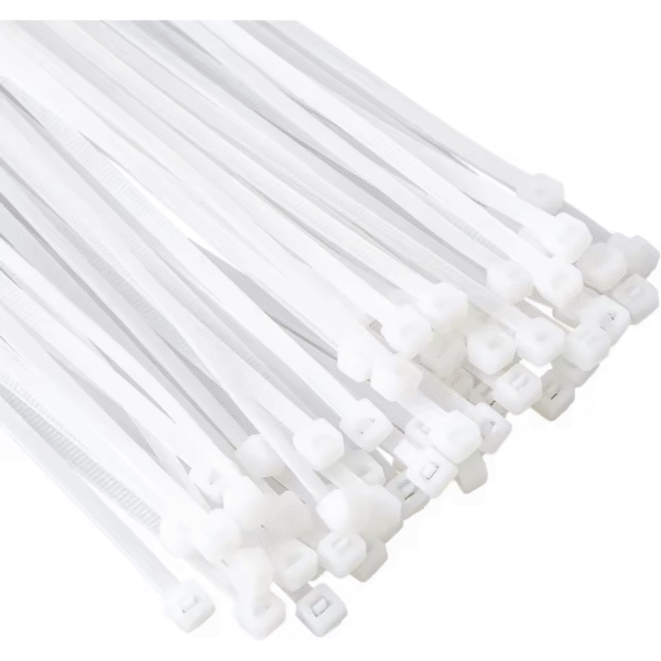 Pack 100 amarras plásticas 10cm 2.5x100mm