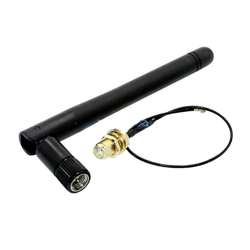 Antena WiFi 2.4 GHz + Cable U.FL a SMA Para ESP32/ESP8266