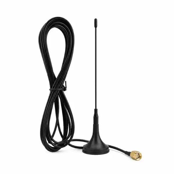 antena Antena Omnidireccional 4G LTE SMA Base Magnética MechatronicStore Antena Omnidireccional 4G LTE SMA Base Magnética