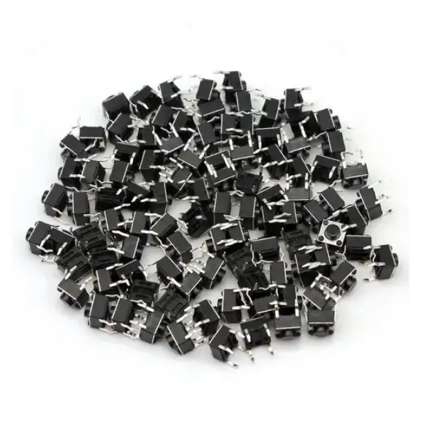Boton pulsador switch de 4 pines push button 6x6x4.3mm MechatronicStore Boton pulsador switch de 4 pines push button 6x6x4.3mm - Imagen 3