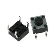 Boton pulsador switch de 4 pines push button 6x6x4.3mm MechatronicStore Boton pulsador switch de 4 pines push button 6x6x4.3mm