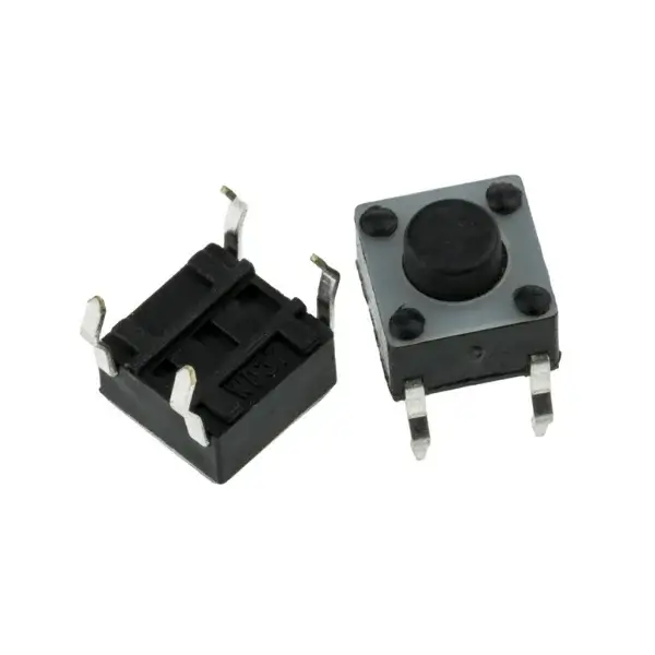 Boton pulsador switch de 4 pines push button 6x6x4.3mm MechatronicStore Boton pulsador switch de 4 pines push button 6x6x4.3mm