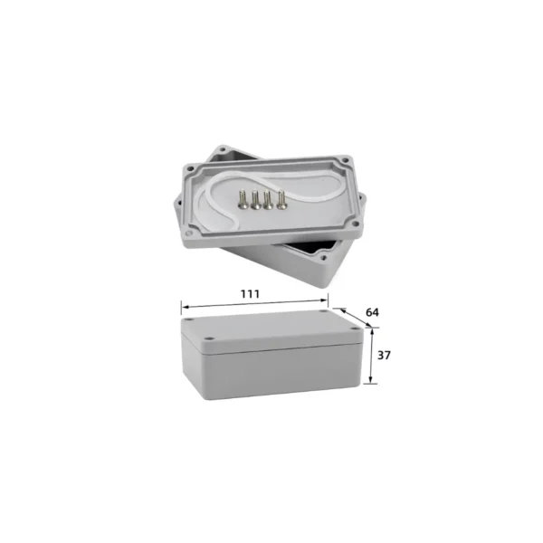 Caja Aluminio Fundido 111x64x37mm IP66