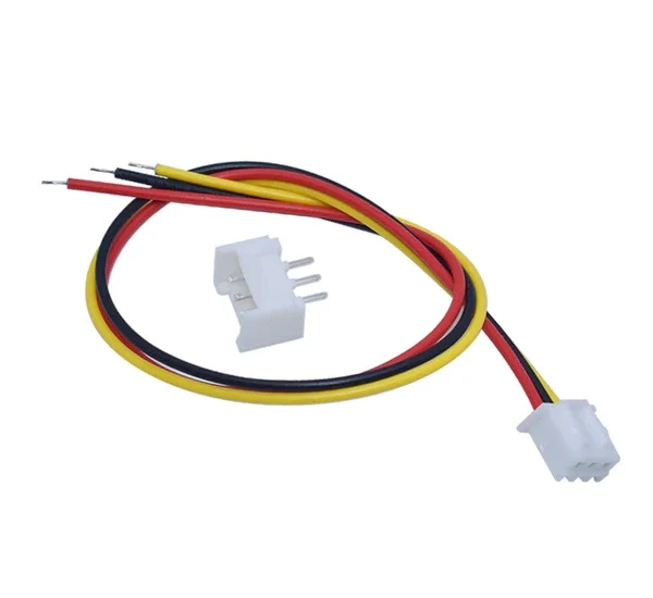 Cable con Conector 3 Pines JST XH2.54 Macho y Hembra de 20cm