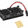 Disipador dual fan Raspberry PI 3/4