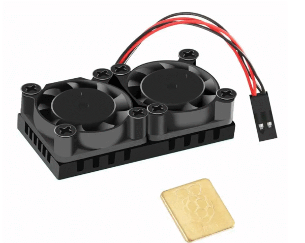 Disipador dual fan Raspberry PI 3/4