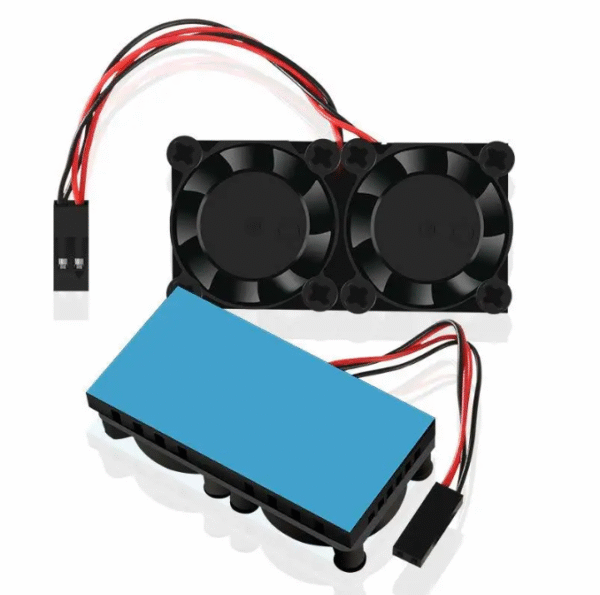 Disipador dual fan Raspberry PI 3/4