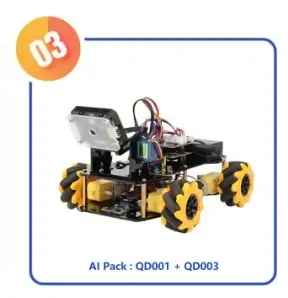 Kit Starter Auto Robot Inteligente con ESP32 Mecanum Multidireccional ACEBOTT MechatronicStore Kit Starter Auto Robot Inteligente con ESP32 Mecanum Multidireccional ACEBOTT