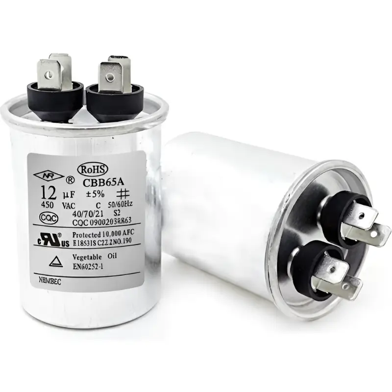 condensador Condensador de funcionamiento 12UF CBB65 450VAC(RoHS) MechatronicStore Condensador de funcionamiento 12UF CBB65 450VAC(RoHS)