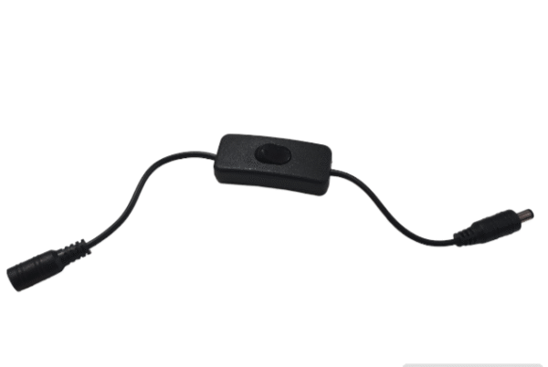 Conector hembra Macho con Interruptor