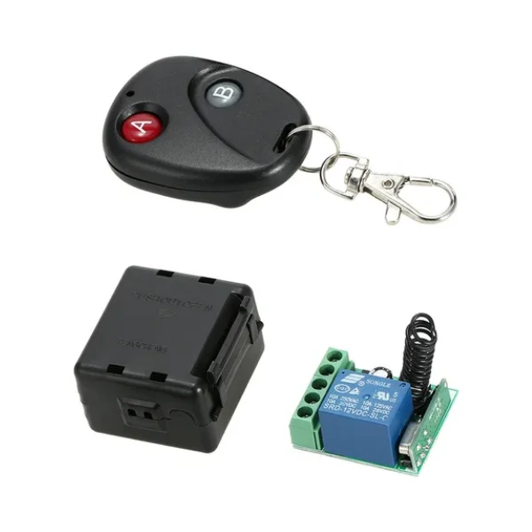 Control Remoto RF Inalámbrico Relé de 5V 1 Canal 433 MHz Receptor (2)
