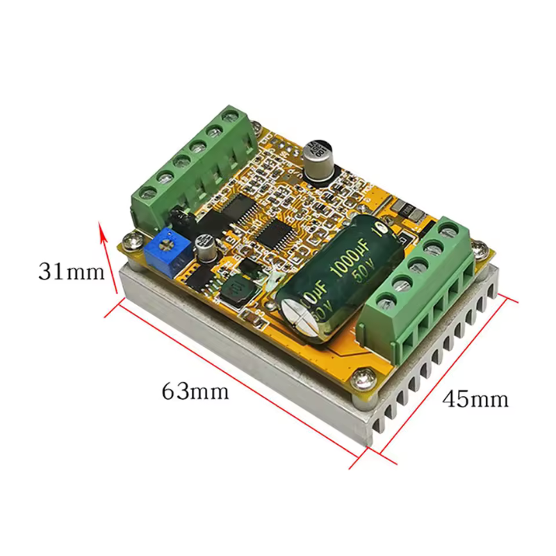 Controlador de motor 380W PWM DC 6-50V MechatronicStore Controlador de motor 380W PWM DC 6-50V - Imagen 2