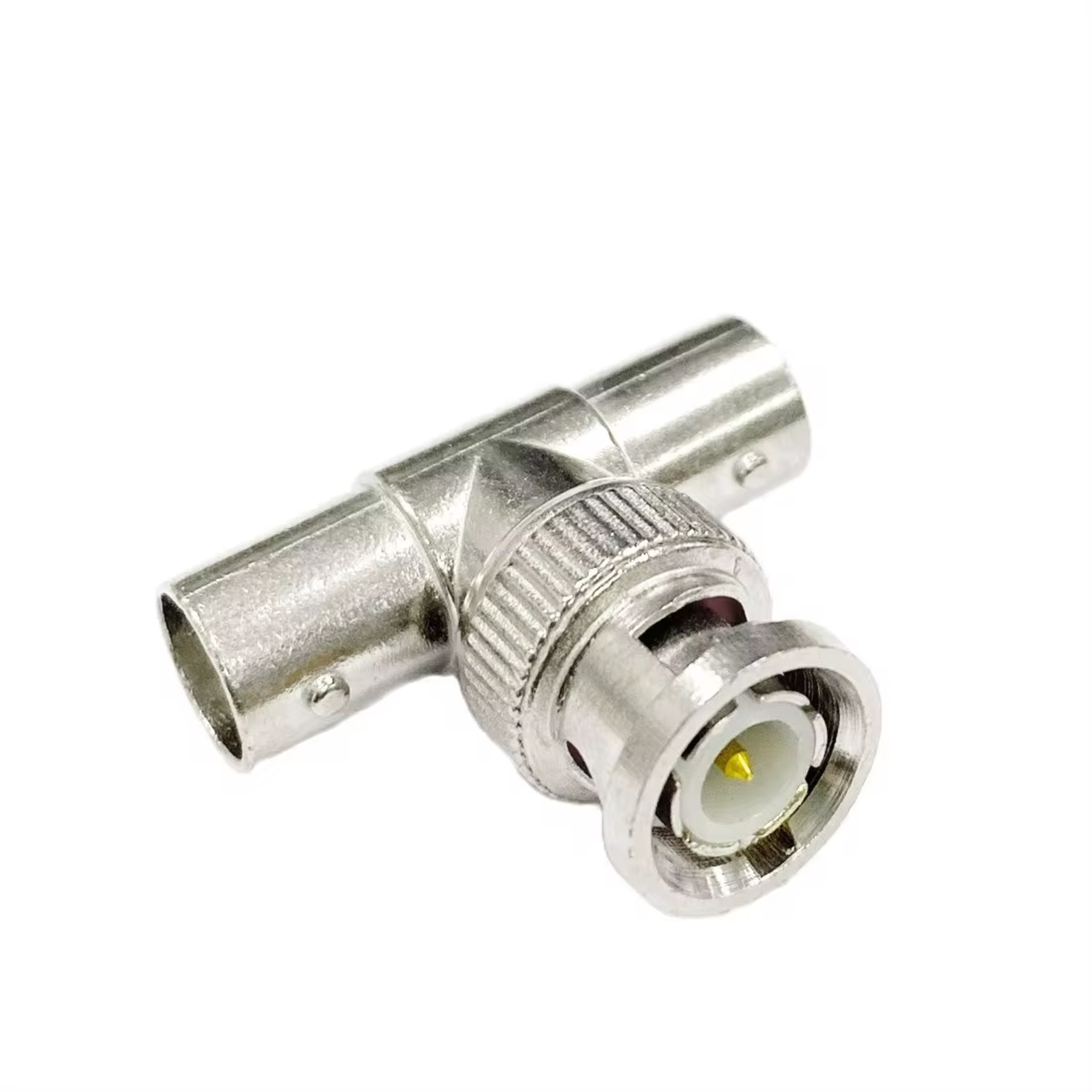 CONECTOR T BNC 1 MACHO Y 2 HEMBRAS