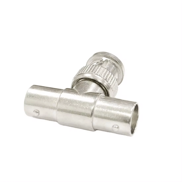 CONECTOR T BNC 1 MACHO Y 2 HEMBRAS
