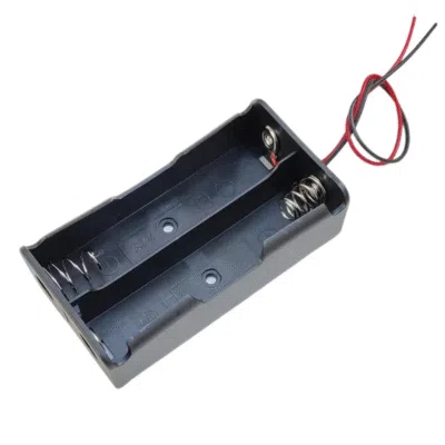 Baterías 18650 MechatronicStore Porta Bateria Con/Sin Jack DC 2×18650 · Solo cables
