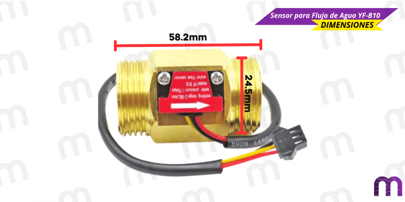 Sensor para Flujo de Agua Sensor para Flujo de Agua YF-B10