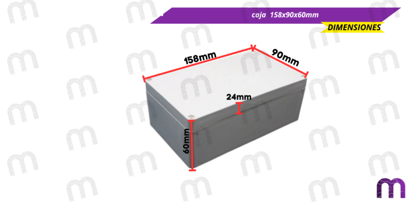 Caja Plastica para proyectos