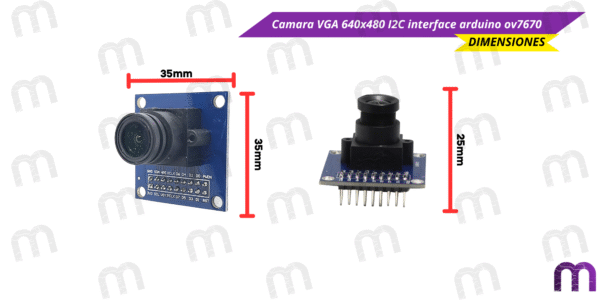 Camara VGA 640x480 I2C interface arduino ov7670 - Imagen 5