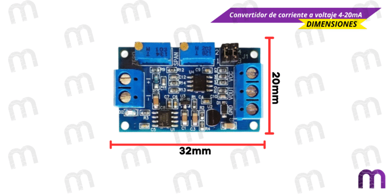 convertidor corriente a voltaje Convertidor de corriente a voltaje 4-20mA