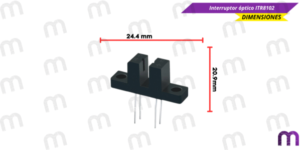 Interruptor óptico ITR8102 - Imagen 5
