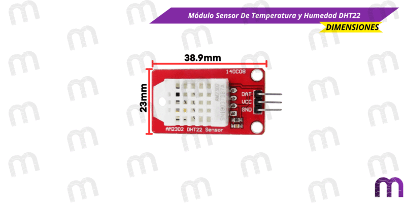 sensor de temperatura y humedad Módulo Sensor De Temperatura y Humedad DHT22