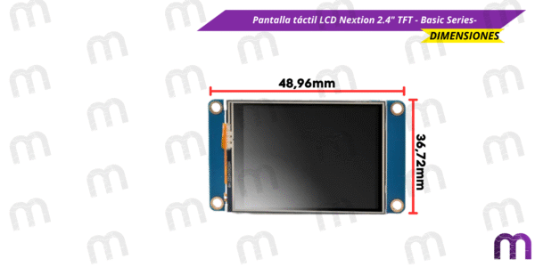 Pantalla táctil LCD Nextion 2.4" TFT - Basic Series- - Imagen 5