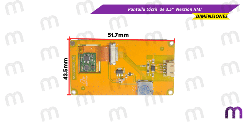 nextion Pantalla táctil LCD Nextion 2.4″ TFT -Discovery Series-