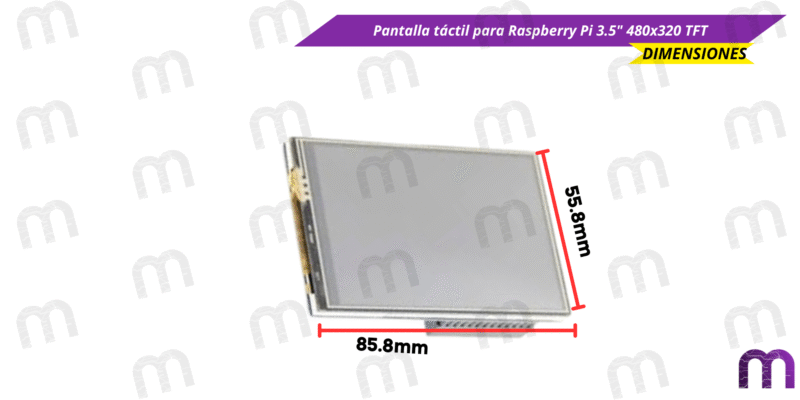 pantalla táctil para raspberry Pantalla táctil para Raspberry Pi 3.5" 480x320 TFT