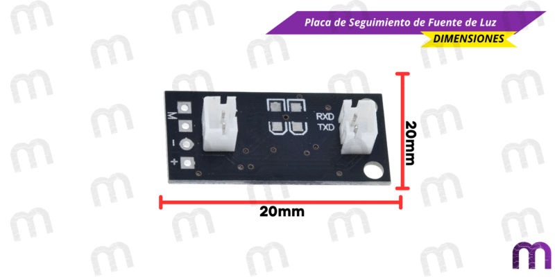 luz Placa de Seguimiento de Fuente de Luz 