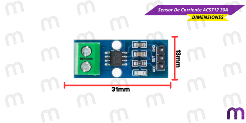 Sensor De Corriente ACS712 30A