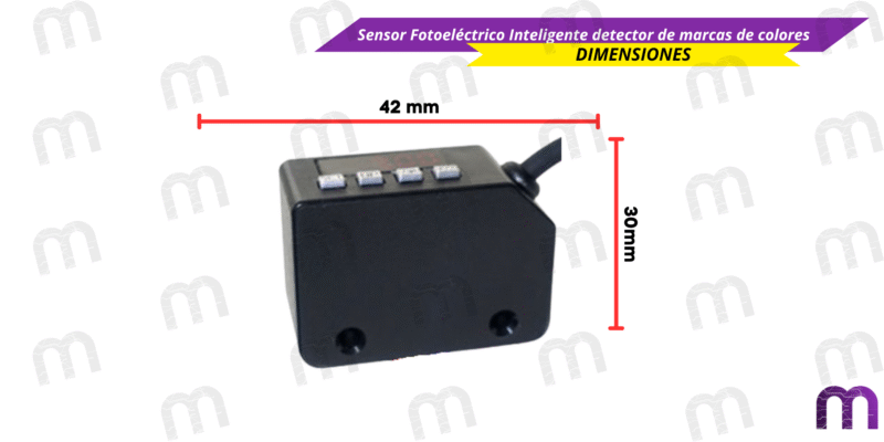 Sensor Fotoeléctrico Inteligente detector de marcas de colores