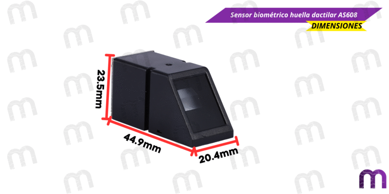 Sensor biométrico huella dactilar Sensor biométrico huella dactilar AS608
