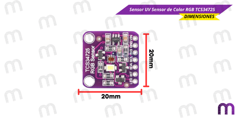 Sensor de Color RGB TCS34725