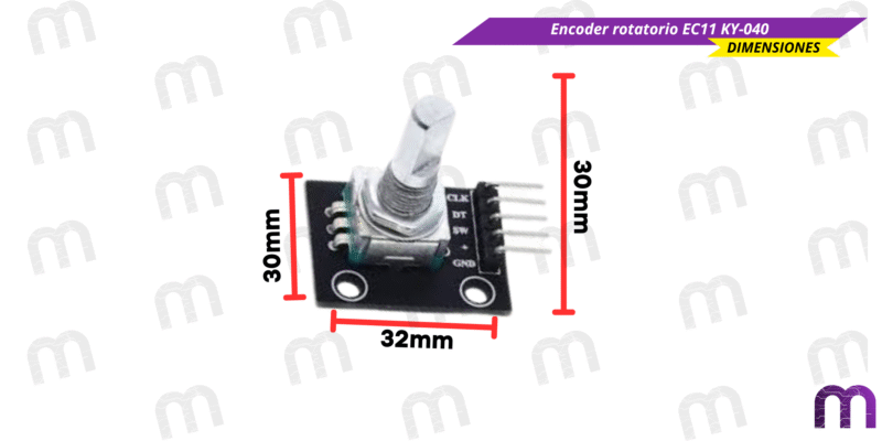 ky-040 Encoder rotatorio EC11 KY-040 360