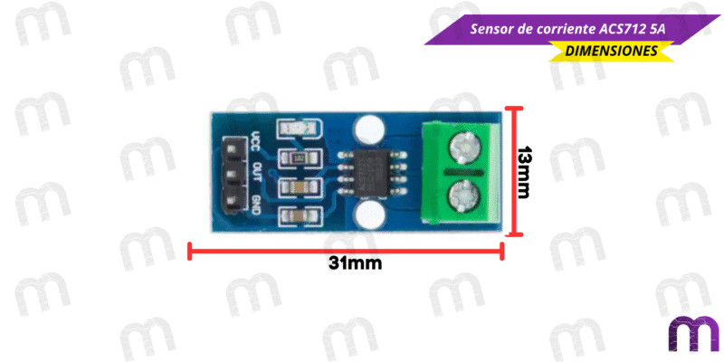 Sensor de corriente ACS712 5A
