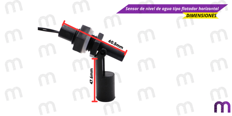 sensor de nivel Sensor de nivel de agua tipo flotador horizontal
