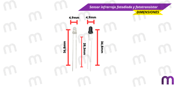Sensor infrarrojo fotodiodo y fototransistor - Imagen 4