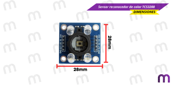 Sensor reconocedor de color TCS3200 - Imagen 3