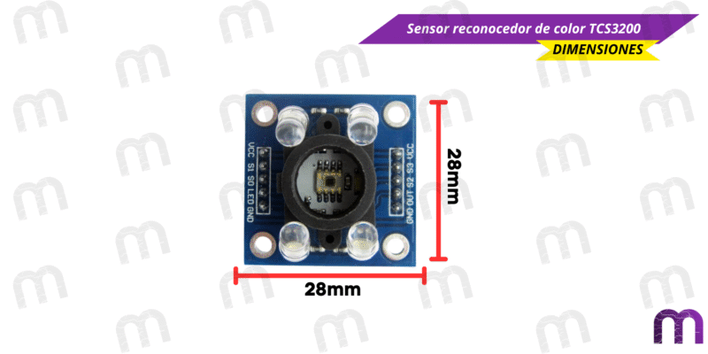 sensor Sensor reconocedor de color TCS3200