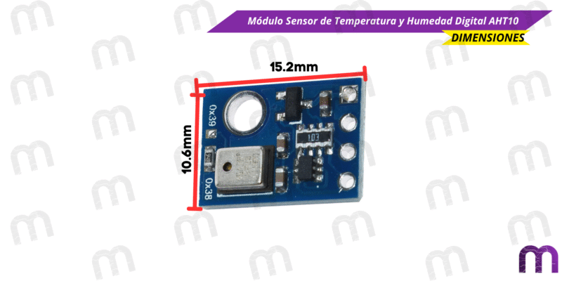 Módulo Sensor de Temperatura y Humedad Digital AHT10