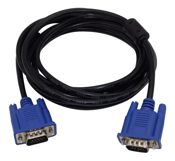 Cable VGA 1.5 Metros Macho a Macho