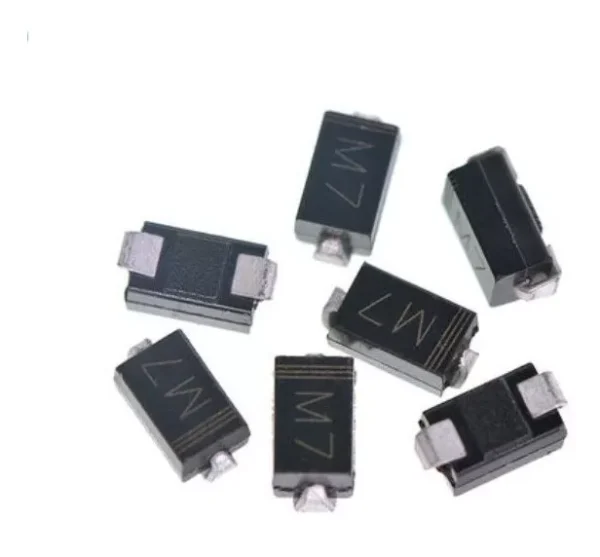 Diodo rectificador M7 1N4007 SMD - Imagen 2