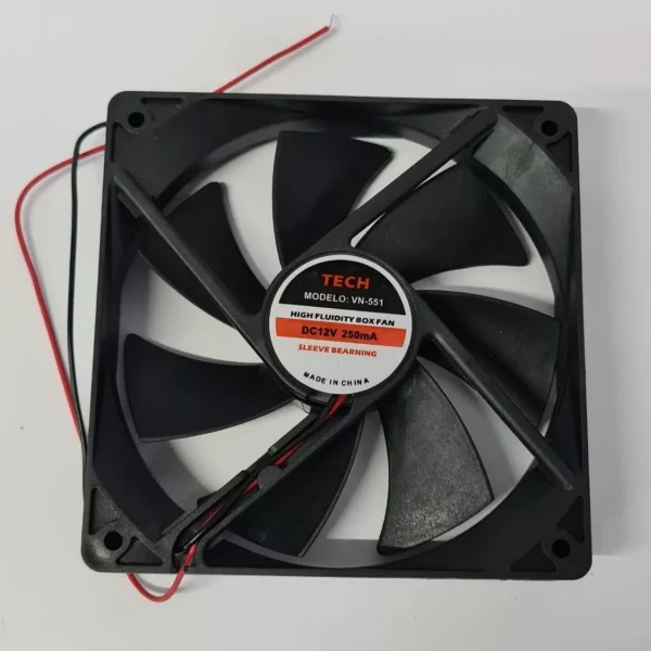 VENTILADOR 12VDC 12 X 12 X 2.5 CM