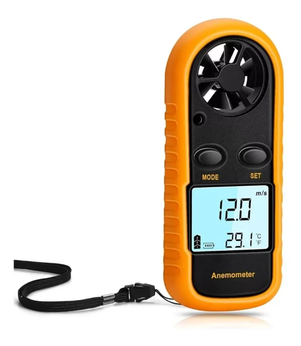 Anemómetro y Termómetro Gm816 Medidor Velocidad Del Viento - Imagen 3