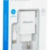 Cargador Philco 2 USB +Cable Micro USB 2A 5V - Imagen 3