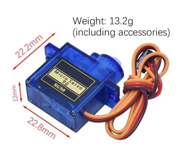 Dimensiones SG90 360