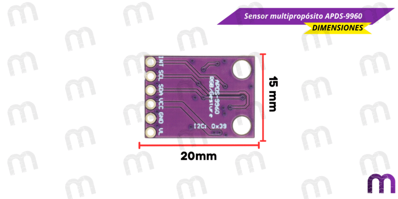 APDS-9960 Sensor multipropósito APDS-9960